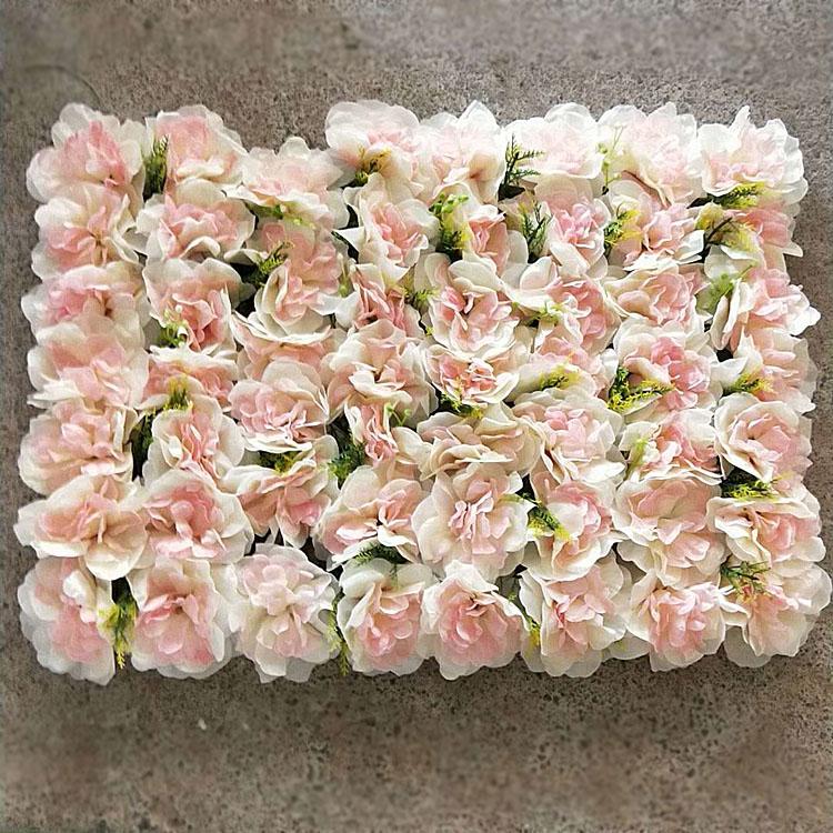60X40CM Artificial Silk Rose Flower Wall Wedding Christmas Decoration Decorative Silk Hydrangea Wedding Decoration Backdrop