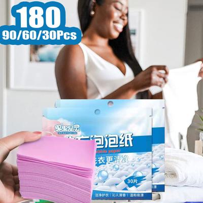 180/90/60/30Pcs Laundry Tablets Underwear Children's Clothing Laundry Soap Concentrated Washing Powder Detergent For Washing Machines