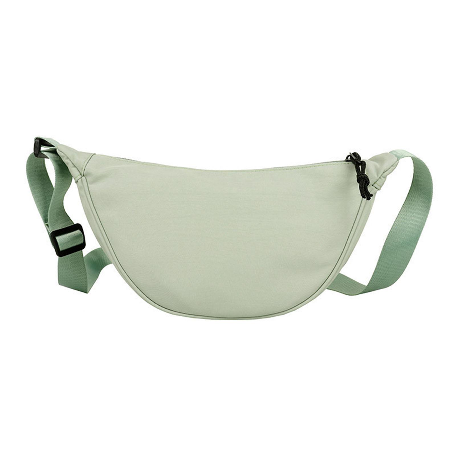 

Нейлоновые сумки-мессенджеры, сумка-пельмень для женщин, женские сумки через плечо, ручная сумка с застежкой-молнией, индивидуальная сумка через плечо зелёный