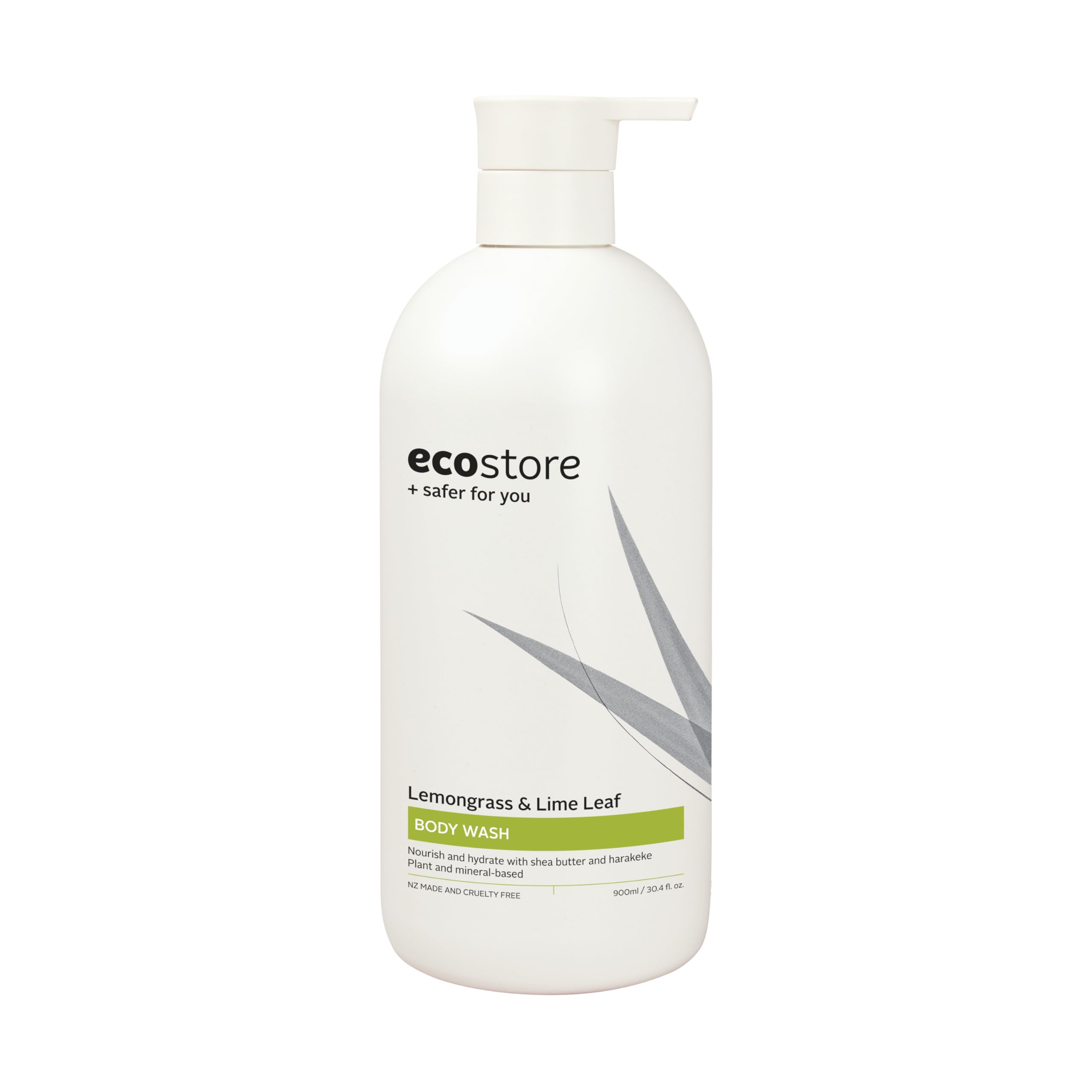 

ecostore Body Wash [Lemongrass & Lime Leaf] 900mL Body Soap Body Care Plant-derived Gentle on Skin
