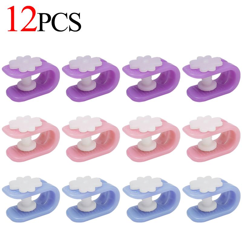 1/12pcs Bed Sheet Non-slip Clips Plastic Spiral Fastener Quilt Cover Mattress Holder Multifunction Household Towel Clothes Pegs