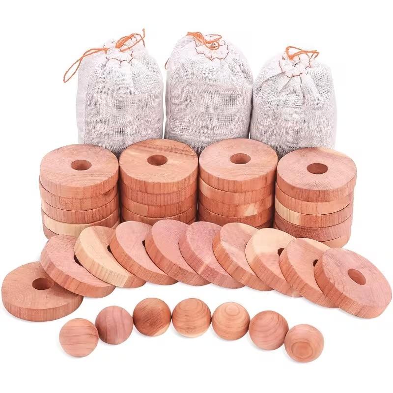 10Pcs Natural Cedar Wood Blocks Scent Moth Repellent Insect Proof For Wardrobe Closet Storage Home Anti Moth Cedar Wood Blocks