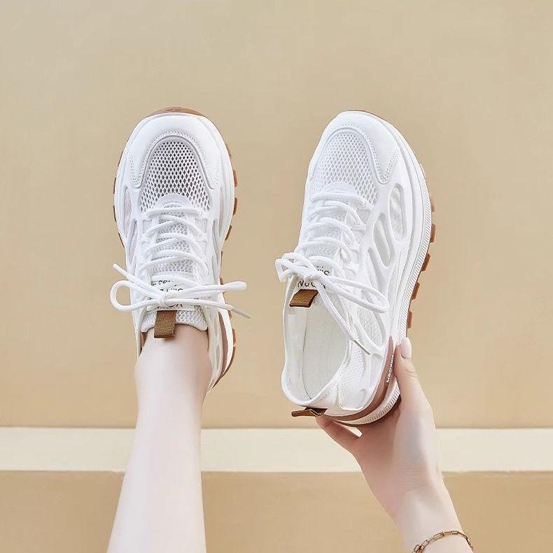 Mesh summer German training shoes women's 2025 new thin breathable lightweight versatile casual sports shoes Forrest Gump dad shoes