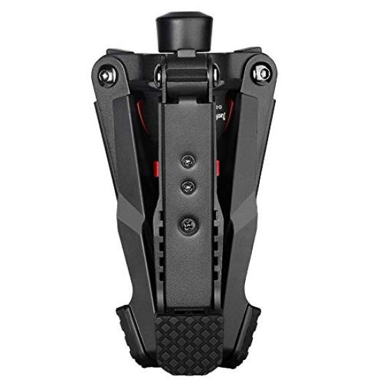 Leofoto Mini Tripod Monopod Stabilizes Leofoto 6kg Load 320mm Diameter Thick Mounting Aluminum VD-02 Stand, Monopods, Capacity, (Open Legs), 3/8"