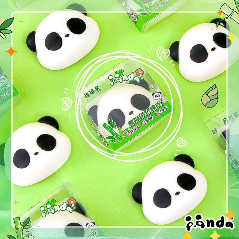 Kawaii Stationery items Aesthetic stationery supplies back to school acsesories panda Eraser drawing rubber cute things