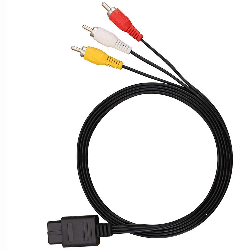 Video AV Composite Cable For Super SNES Gamecube N64