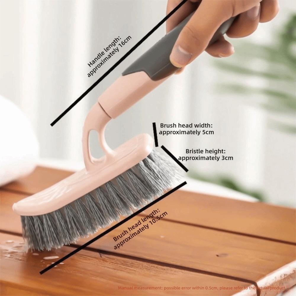 Stiff Bristle Stain Removal Brush Long Handled Stiff Bristle Brush Cleaning Brush  Bathroom Use