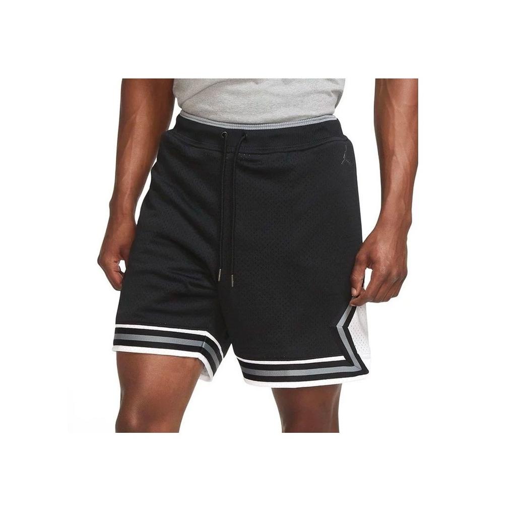Jordan Essential Statement Spliced Contrast Stripe Basketball Shorts Men Bottoms Black DC3195-010