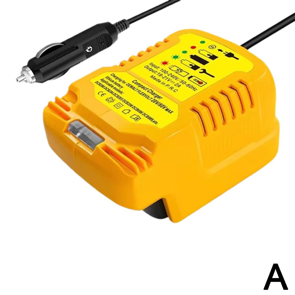 for Makita 18V Lithium Battery Charger Replacement Portable Compact Charger Car Charger With Cigarette Lighter