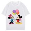 Clothing Summer 2025 Mickey Minnie Mouse Short Sleeve T-shirts Girls Funny Fashion Streetwear Shirt Unisex