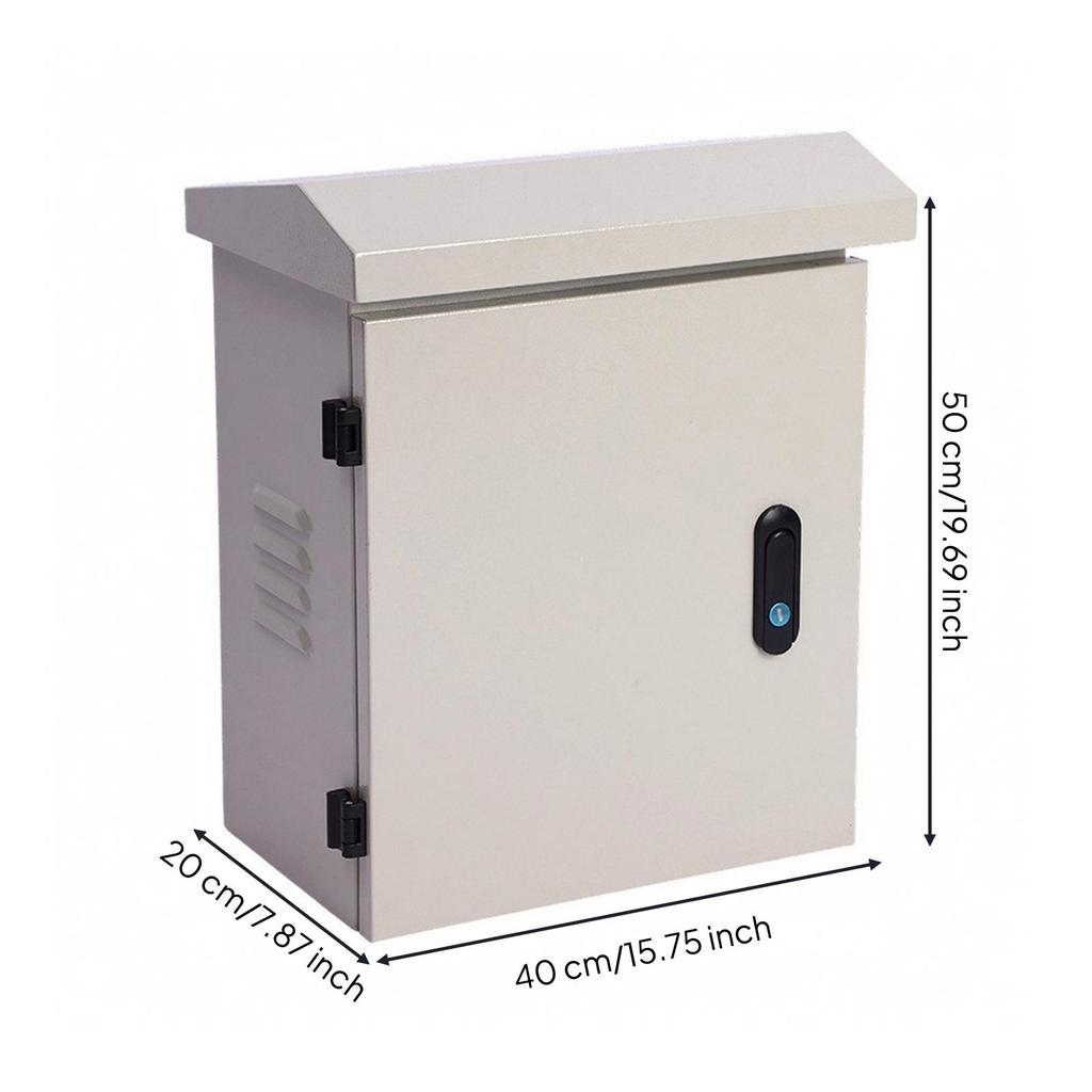 Weatherproof Wall-Mounted Electrical Enclosure Lockable Cabinet with
