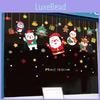 Christmas Snowman Tree Santa Claus Window Stickers Set Decoration Christmas