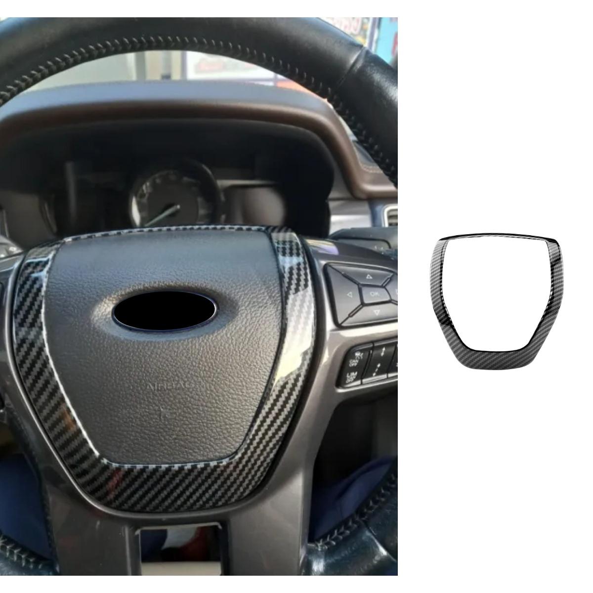 

1PC ABS Chrome Car Steering Wheel Cover Decorative Sequins Sticker for Ford Everest Explorer Endeavour 2015-2019 2020 2025+