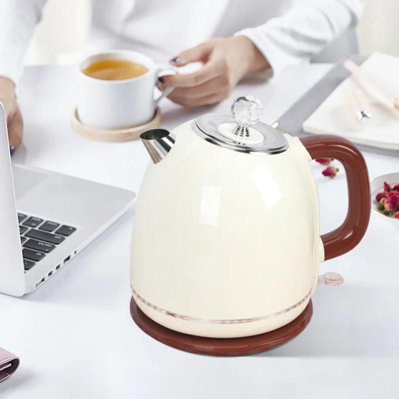 220V Portable Electric Kettle 1.8L Stainless Steel Electric Tea Kettle Mini Household Water Boiler Home Kitchen Appliances