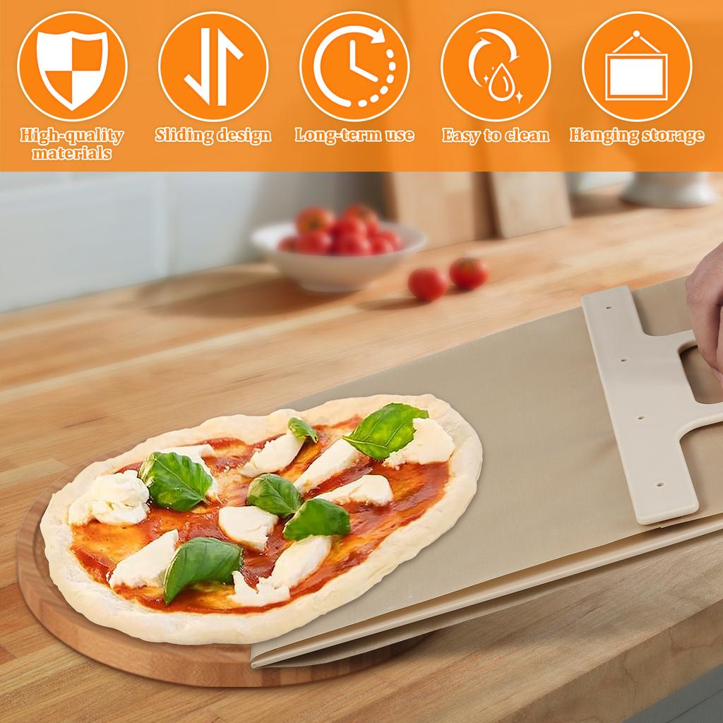 Schuif Pizza Schep Deegbak Pizza Plank Peddel voor Huiskeuken Oven Bakken Anti-aanbak Pizza Spatel Taart Dessert Glijplaat