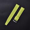20mm Quick Release FKM Rubber Watch Strap Glow Tropical Design Flat End Universal Fit Durable