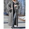 Women's 2025 Winter Hooded Knit Cardigan Sweater Coat