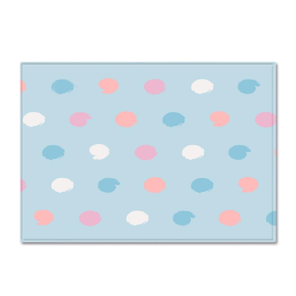 Textured Large Carpet Feather Wind Bedroom Floor Mat