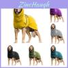 Bata de Baño de Forro Polar Suave y Absorbente para Perros para Secado Rápido