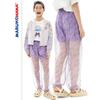 Toothpick Pills and Friends [Childlike Heart Full Graffiti] Original Full Printed Mesh Girls' Anti Mosquito Pants Trousers