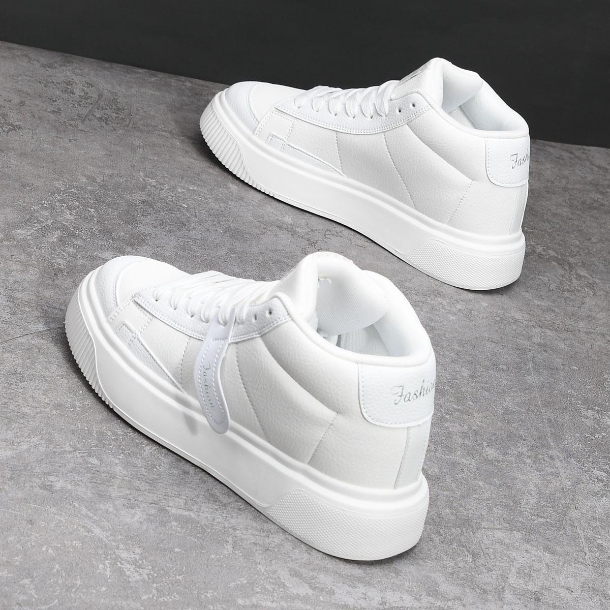 

Autumn new thick-soled heightening high-top board shoes soft-soled casual shoes 39