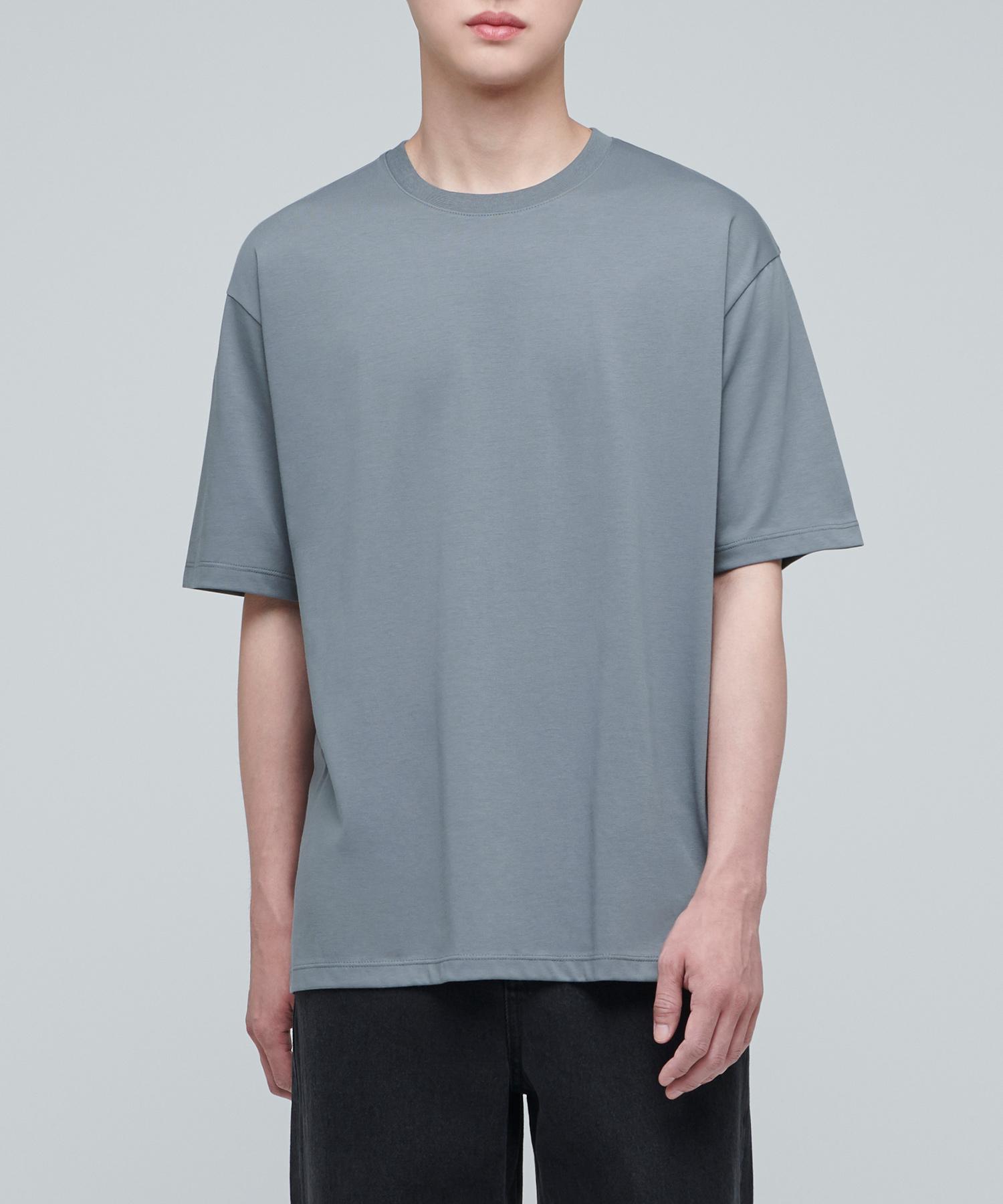 Musinsa Standard Supima Relaxed Crew Neck T-Shirt [Gray] Gray/L