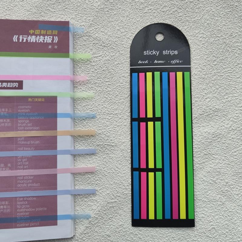 

320 Sheets Morandi Transparent Fluorescent Index Tabs PET Arrow Flags Sticky Note for page Marker Planner Stickers Office