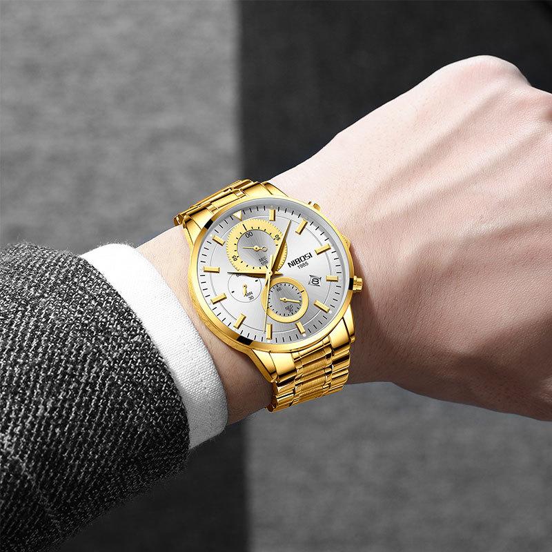 Fashion Watch Waterproof Calendar Men'S Watch Fashion Casual Quartz Watch Support Authorization