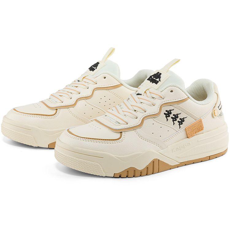 Kappa Low-Top Skate Shoes Unisex Shoes White Brown K0CY5CC90-0111