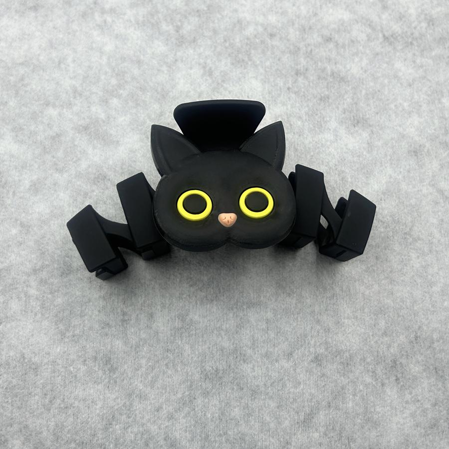 

Новый Милый Черно-Белый Милый Зажим для Кошачьих Когтей Большая Заколка для Волос Корейская для Женщин Девушек Заколка Краб Зажимы для Волос Gashion Аксессуары для Волос