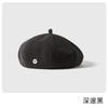 Beret children autumn and winter Internet celebrity temperament painter hat showing face small versatile big head circumference pumpkin bud hat