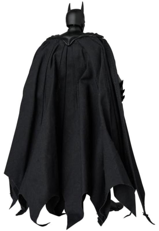 MEDICOM TOY MAFEX No. 270 CAVALEIRO CRUZADO BATMAN VERSÃO PRETA. Figura de ação pintada sem escala, aproximadamente 160mm de altura