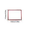 For Toyota Camry 2007-11 Red Carbon Fiber Central Storage Box Cover Trim Strip
