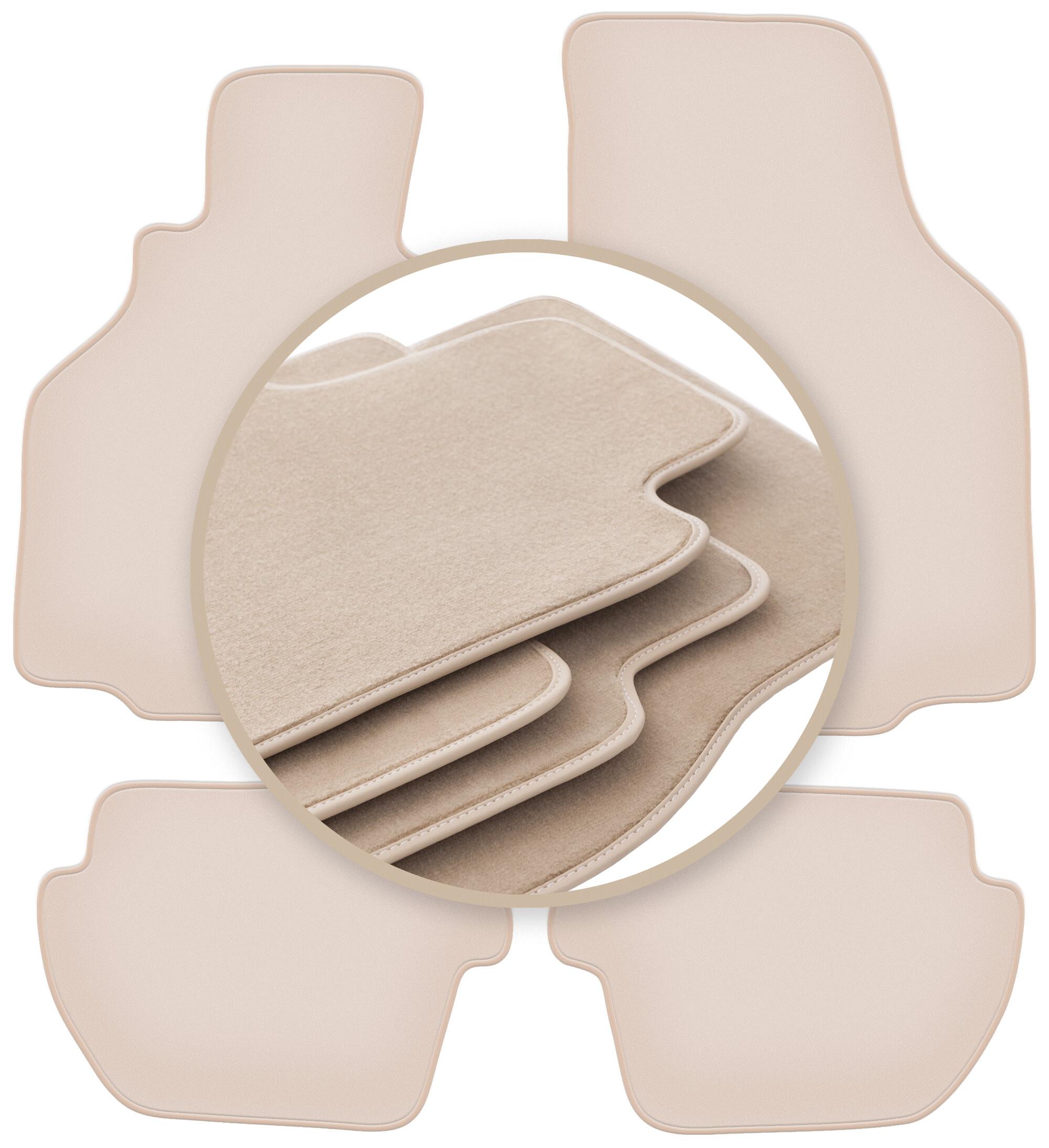Tappetini beige PREMIUM per: Porsche 911 tipo 996 coupé 1997-2004