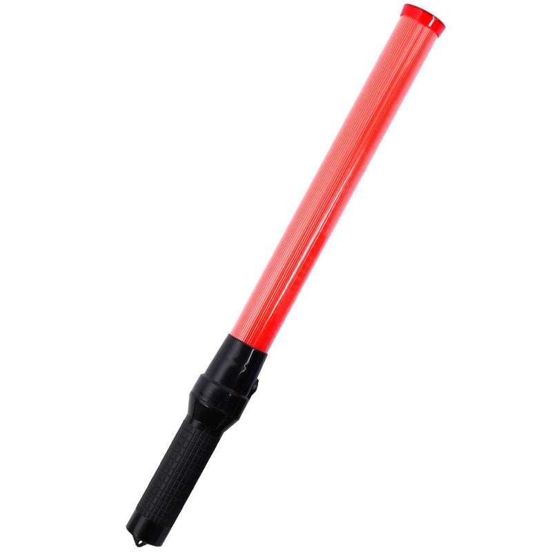 Rechargeable LED Traffic Baton with Emergency Whistle and Flashing Strobe