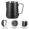 304 Stainless Steel Coffee Milk Frother 350ML with Measurement Scale Latte Art Pitcher Espresso Steaming Cup