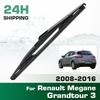 Rear Windshield Wipers Blades,Premium All-Season Wiper Blades Replacement For Renault Megane Grandtour 3 2008-2016