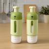 2Pcs Press Type Quantitative Seasoning Bottle Dustproof Condiment Pot Creative Salt Organizer  BBQ