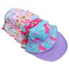 Kids Beach Shawl Sun Hat Cute Cartoon Print Hat Bucket Hat with Face Neck Coverage Kids Sun Hat Comfortable for Girls
