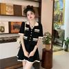 Plus-Size Summer Loose Short-Sleeve Top & High-Waisted Pleated Mini Skirt Two-Piece Set