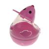 2 Pcs Mouse Shaped Tease Tumbler Playing Toy Kitty Food Dispenser