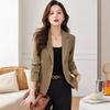 Dame Casual Høj Street Niche Design Koreansk Stil Forår Efterår Retro Blazer Sæt Tidligt Efterår