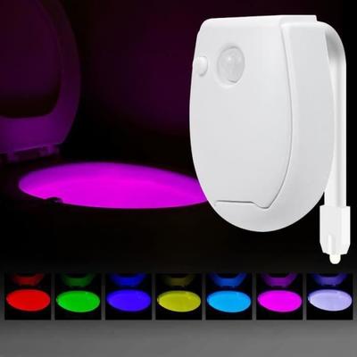 Oświetlenie LED - CHANGM - Lampka nocna do WC - 7 kolorów - IP65 - Dla dzieci