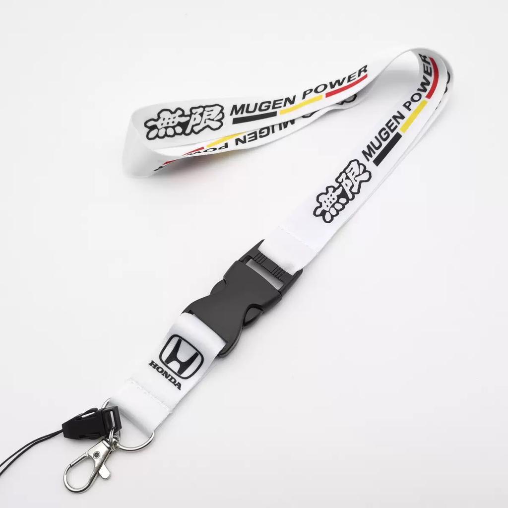 Lanyard Keychain Work Card ID Cell Phone Key Hanging Neck Lanyard For Honda Mugen Jazz Insight Freed Fit CRV Civic Accord City IP8