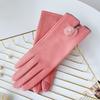 Imitation Rabbit Velvet Touch Screen Gloves Warm Driving Mittens New Student Gloves  Girls Gift