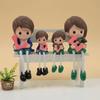 1 Set Hanging Legs Romantic Couple Showpiece | Cute Boy &Girl | Gift for Him/Her, Mother's Day, Home Décor, Living Room, Bedroom