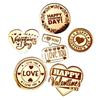Valentinstag Cupcake Topper Acryl Dekorative Party Schild Herz Cupcake Topper Zum Backen Keks Hochzeit Leckereien Essen Mütter