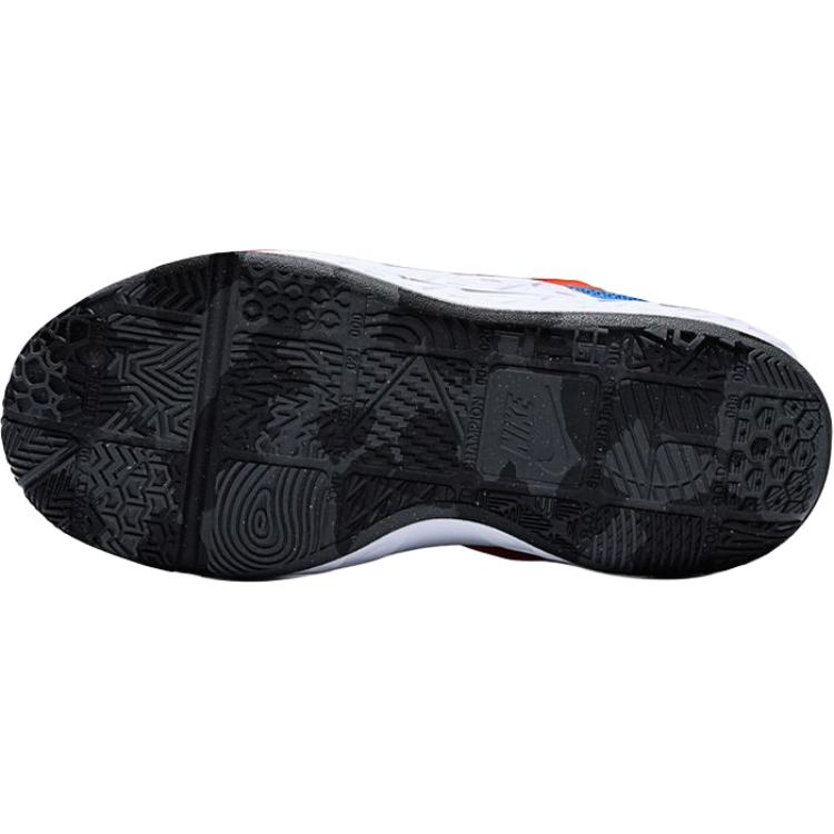 Nike Team Hustle D 12 Comfortable Soft Durable Low Top Kids Casual Shoes Kids Casual Shoes White Red IM3382111