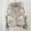 Winter Women's Faux Fox Fur Quilted Casual Western Style Fur Jacket Loose High Quality Faux Fur Coat