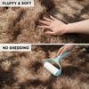 1pc Luxurious Rectangular Shaggy Plush Carpet Rug - Soft, Fluffy,Perfect for Living Room Sofa, bed Room, Home High-end Decorative, Easy to Clean
